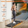 Akluer Walking Pad with Incline, 2-in-1 Under Desk Treadmill and Shiatsu Foot Massager Quiet 2.5HP Portable Treadmill for Home Office with LED Display - 2 of 4