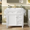 VYNXARIA 30'' Bathroom Vanity with Top Sink - Stylish Storage Cabinet with 2 Drawers - 4 of 4