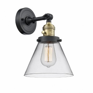 Cone - 1 Light Wall Sconce In Industrial Style-10 Inches Tall and 8 Inches Wide - 1 of 1