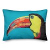 Creative Products Bright Jungle Toucan on Teal 14x20 Indoor / Outdoor Pillow - 2 of 4