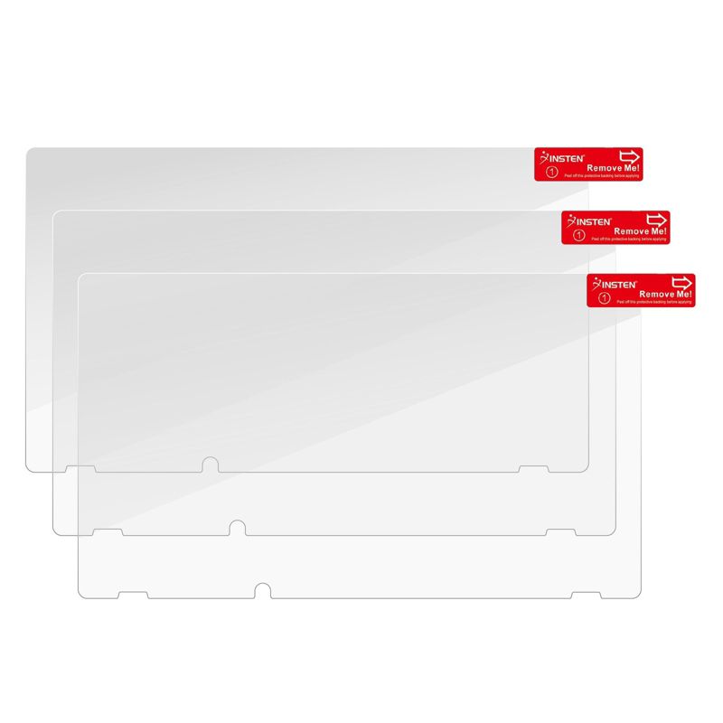 Insten 3 Pack Clear Screen Protectors for Nintendo Switch 6.2", 2017 Model, HD Clear Transparent Anti Fingerprint Film Cover, 5 of 10