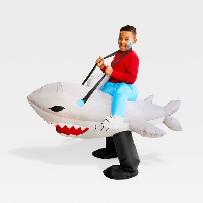 Kids' Shark Rider Inflatable Halloween Costume One Size Fits Most - Hyde and EEK! Boutique™