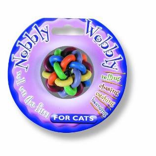 Multipet Nuts for Knots - Assorted Colors Rope/Rubber Ball Dog Toy