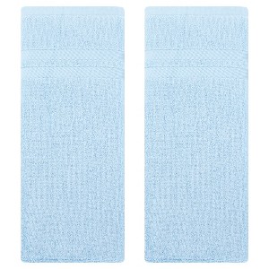 REGALWOVEN Striped Pattern Cotton Soft Absorbent Bathroom Hand Towel 14" x 30" - 1 of 4