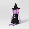 Knit Witch Character Sitabout Figurine - Hyde and EEK! Boutique™ Black/Purple - 3 of 3