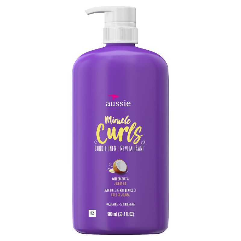 Aussie Paraben-Free Miracle Curls Conditioner with Coconut and Jojoba Oil, 3 of 14
