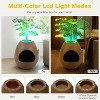 LunaLulinlk Brown artificial plant cat litter box with deodorizing scoop - 4 of 4