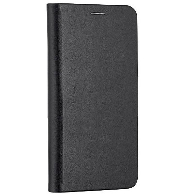  Monoprice iPhone XS Max Vegan Leather Wallet Case - Black With Internal Card Slots & Magnetic Cover - FORM Collection 