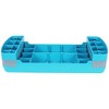 Fitvids Adjustable Aerobic Stepper Platform, Non-Slip Workout, 27", Blue/Gray - 4 of 4