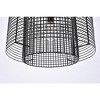 Elegant Lighting Deleon 1 light black pendant - 4 of 4