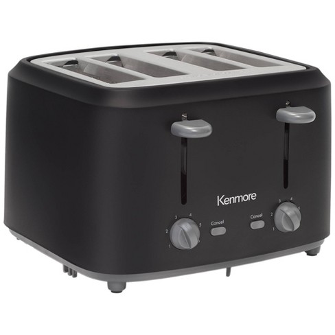 Kenmore 4-slice Toaster With Dual Controls - Matte Black : Target
