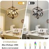4-Light Modern Chandeliers,Height Adjustable Chandelier Light Fixtures,Wood Chandelier,Ceiling Lights Light Fixtures -The Pop Home - 4 of 4