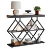 GOCAPTAIN 3-Tier Narrow Farmhouse Console Table, 32" Entryway Table with Open Storage Shelves, Console Sofa Table for Living Room, Entryway, Hallway - 3 of 4