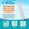 Hurricane Filters 4 Pack Advanced Filter Cartridge Compatible with Unicel C-4995, PCAL100, Filbur FC-2940, Waterway 100, 817-1000, and Cal Spas - 2 of 4