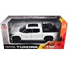 2023 Toyota Tundra TRD 4x4 Pickup Truck White Metallic with Sunroof and Wheel Rack 1/24 Diecast Model Car - 3 of 3