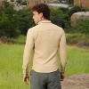 Campus Sutra Men Men's Tan Brown Micro Cubic-Textured Shirt - 4 of 4