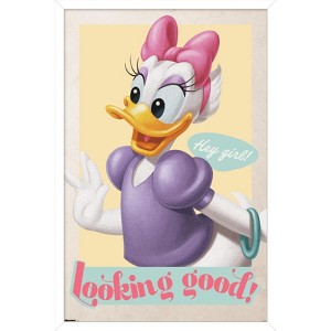 Trends International Disney Daisy Duck: Good Old Days - Hey Girl! Framed Wall Poster Prints - 1 of 4