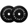 Kumasinova 2" Dia Olympic Weight Plates,Rubber Olympic Barbell Plates for Strength Training,Many Options - 2 of 4