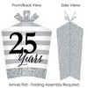 Big Dot of Happiness We Still Do - 25th Wedding Anniversary - Table Decorations - Anniversary Party Fold and Flare Centerpieces - 10 Count - 2 of 4