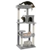 Multi-Level Cat Tree, Cat Tower Durable Sisal-Covered Scratching Posts,Cozy Caves,Condo,Dangling Ball,Jumping Platform for Cats Play &Sleep,Pet House - 2 of 4