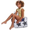 20" Pasadena Canvas Bean Bag Chair Sketchy Stars - Posh Creations: Sensory Friendly, No Assembly Required - 3 of 3