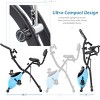 SEVOBAL Home Gyms Folding Exercise Bike with 10-Level Resistance Arm Bands and Backrest for Full Body Workout, Blue, 45.87"*15.35"*8.46" - 3 of 4
