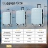 YONWAY 3 Piece Hardshell Luggage Sets, Aviation Certified Carry-on Suitcase, With Double Spinner Wheels, Handle Password Lock - 4 of 4