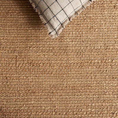 Handmade Flat Woven 4' x 6' Wool and Cotton Rug