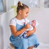 JC Toys Berenguer Boutique 10 Piece Gift Set Blue 15" Realistic Soft Body Baby Doll - Open/Close Eyes - 3 of 4