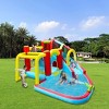 VisioGear Inflatable Water Parks, 7 in 1 Inflatable Bounce House with Splash Pool and Climbing Wall, Multicolored, 177"*137"*94.4" - 4 of 4