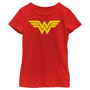 Girl's Wonder Woman Classic Logo T-Shirt - 1 of 4