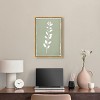 Art Remedy Linen Leaf Screen II Minimalistic Botanical and Floral Art Prints Framed - 2 of 4