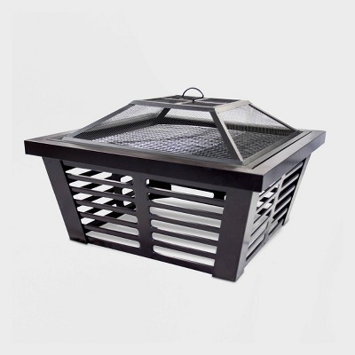 Pleasant Hearth Hudson Steel Fire Pit