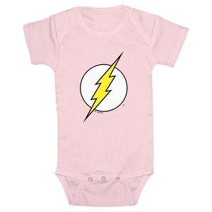 Infant's Justice League Classic Flash Logo Bodysuit - 1 of 4