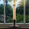 IMC Cape Cod B/O LED Window Candle with Timer, Antique Bronze, 9.5in  (Qty 1) - 2 of 3