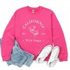 Simply Sage Market Women's Graphic Sweatshirt Embroidered California Flower - 3 of 4