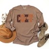 Simply Sage Market Women's Cozy Season Stars Long Sleeve Garment Dyed Tee - 3 of 4