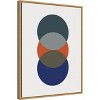Amanti Art Layered Retro Modern Circles In Bright Colors by The Creative Bunch Studio Canvas Wall Art Print Framed 18 x 24-in. - 3 of 4