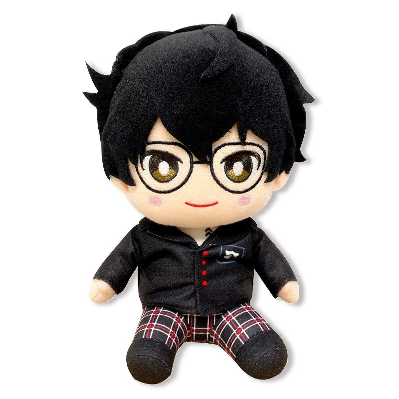 GREAT EASTERN ENTERTAINMENT CO PERSONA 5- PROTAGONIST SITTING PLUSH 7"H, 1 of 3