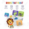 merka Baby Bathtub Bath Toys, 4 Plastic Books, Take Turns Clean Up Listen Be Quiet Perfect Baby Gifts for Sharing and Learning - image 4 of 4