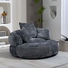 Bean Bag Chair Lazy Chair with 3 Pillows,Durable Comfort Lounger High Back Bean Bag Chair Couch for Adults and Kids,Indoor & Outdoor-Cuddlewood - 2 of 4