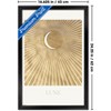 Trends International Reinders: Sun & Moon - Moon - Lune Framed Wall Poster Prints Black Framed Version 14.725" x 22.375" - 3 of 4