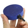Unique Bargains Aquarium Fish Tank Bubble Maker Blue Round Airstone 2.4"x0.59" - 3 of 3