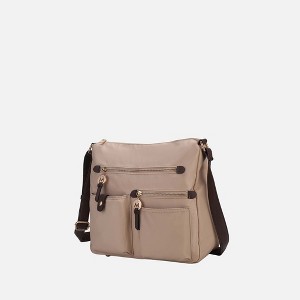 MKF Collection Serena Color-Block Nylon Women’s Shoulder Bag by Mia K - 1 of 4