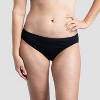 fruit of the loom women's 12pk cotton stretch bikini underwear black