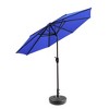 WestinTrends 9 Ft Outdoor Patio Market Umbrella with Black Round Base - 2 of 4