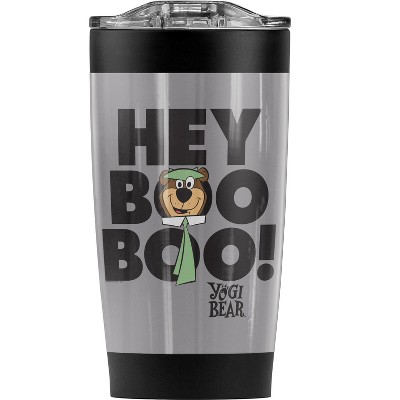 Yogi Bear Hey Boo Boo Steel Tumbler 20oz Coffee Travel Mug