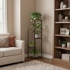 FurnitureR 5-Tier Plant Stand, Flower Pot Display Shelf for Plants, Corner Plant Holder for Living Room Balcony Porch Patio Garden, 42.13" Height - 3 of 4