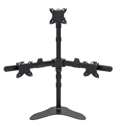 Monoprice Triple Monitor Pyramid Free Standing Desk Mount For 15