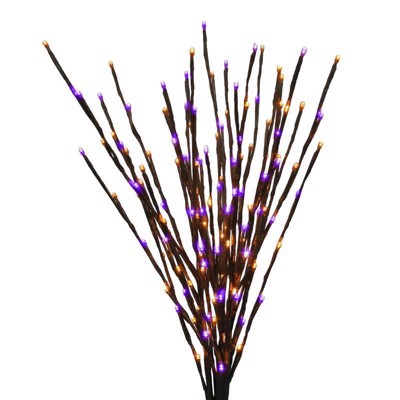 Celebrations - Halloween - LED - Prelit - Burst - Halloween Decor - Orange